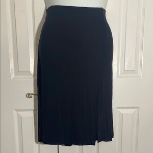 Cato NWT Black Women's Skirt w/ front split